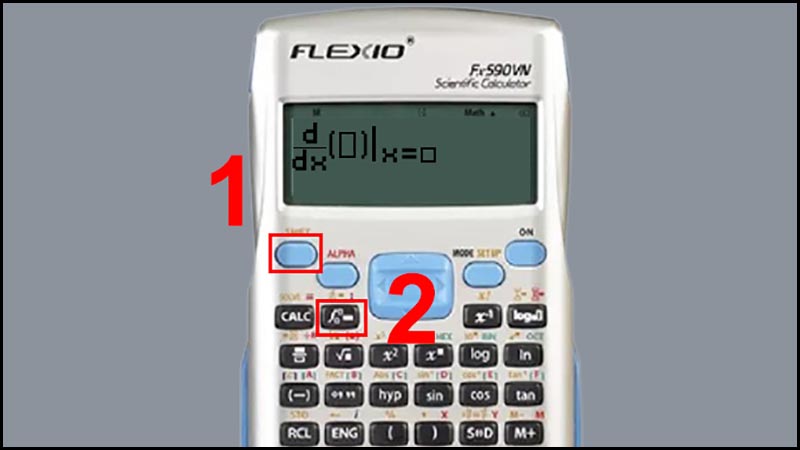 Cách bấm máy tính lim, tích phân, đạo hàm, nguyên hàm thi trắc nghiệm
