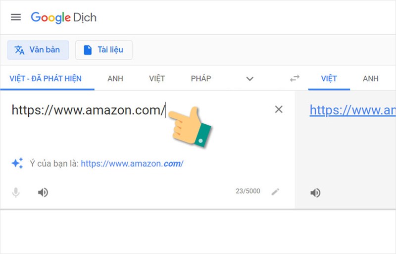 Cách dịch trang tài liệu bằng Google Translate trên máy?