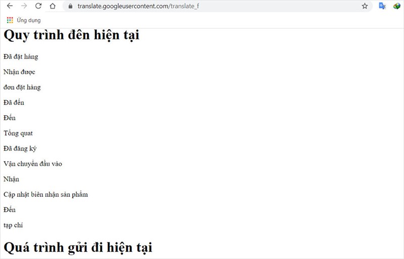 Cách dịch trang tài liệu bằng Google Translate trên máy?