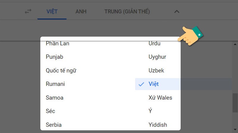 Cách dịch trang tài liệu bằng Google Translate trên máy?