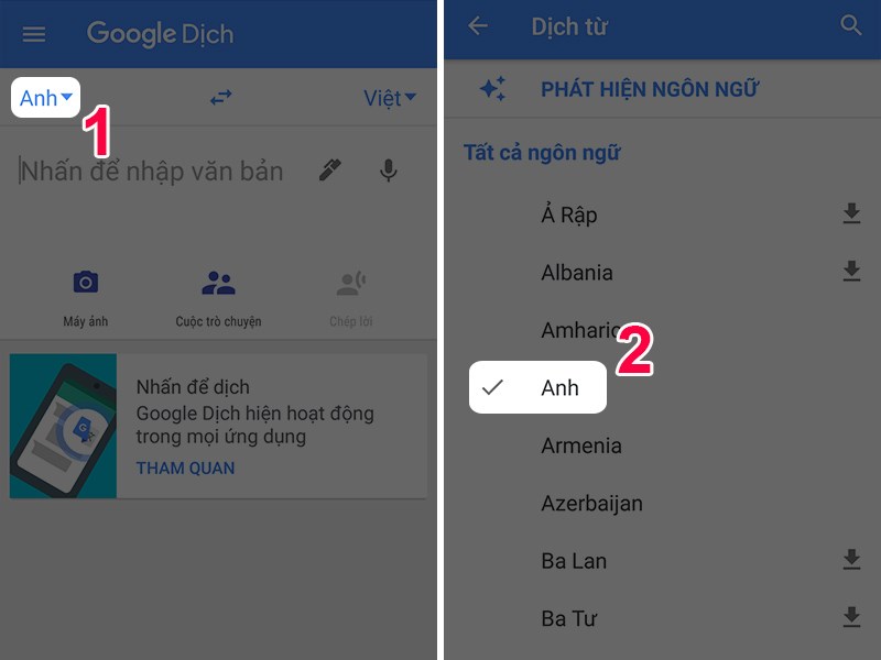 Cách dùng Google Translate dịch văn bản hình ảnh giọng nói?