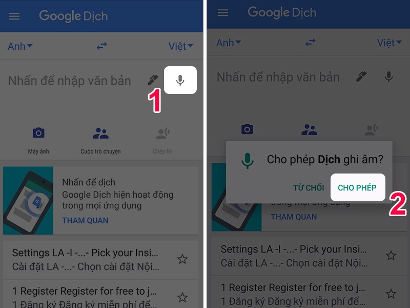 Cách dùng Google Translate dịch văn bản hình ảnh giọng nói?