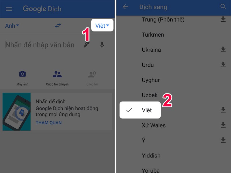 Cách dùng Google Translate dịch văn bản hình ảnh giọng nói?