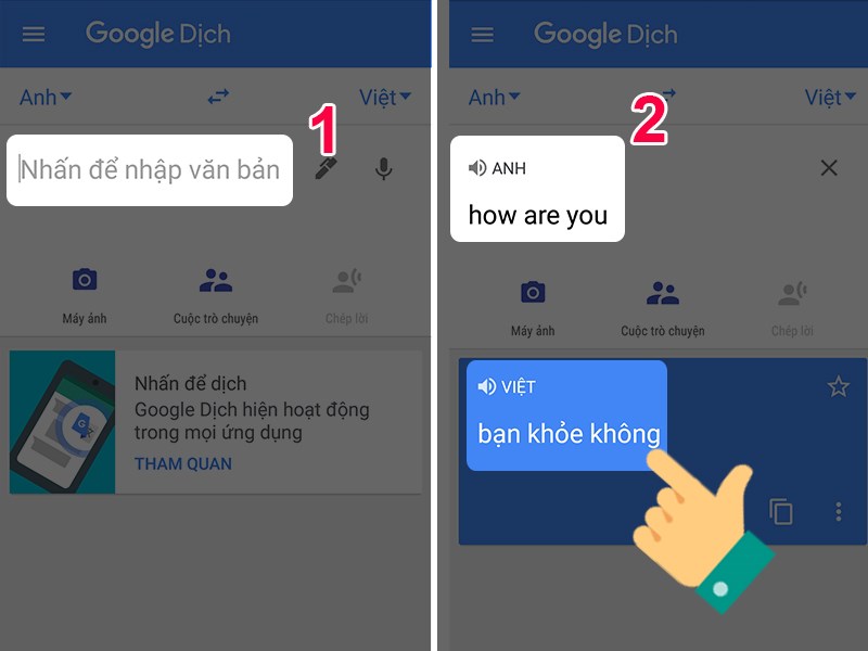 Cách dùng Google Translate dịch văn bản hình ảnh giọng nói?
