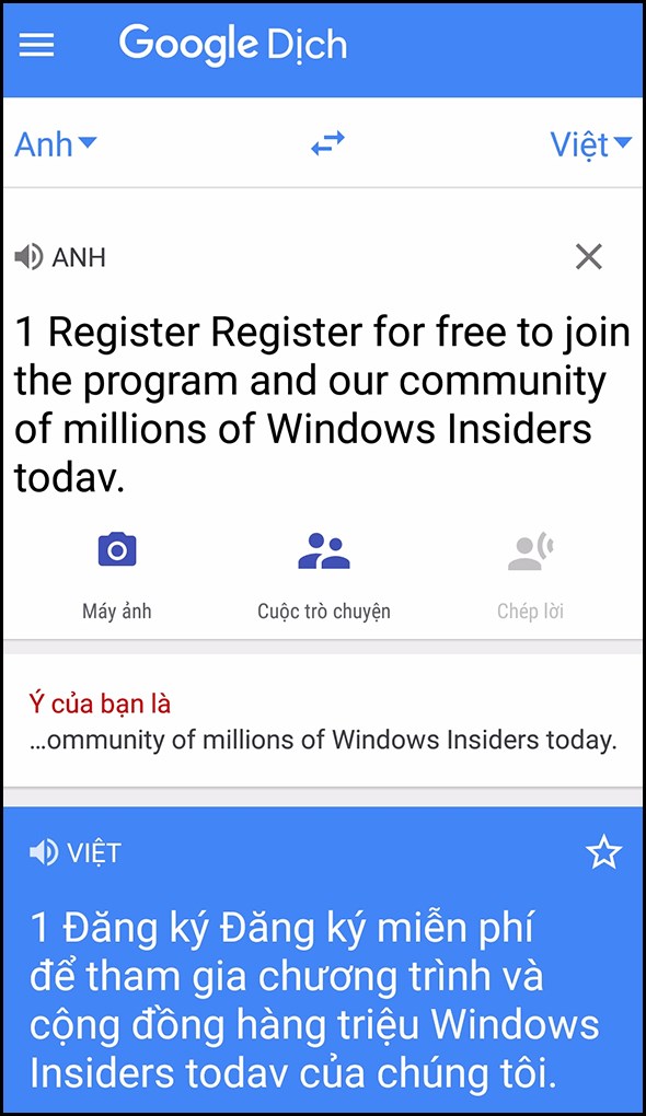 Cách dùng Google Translate dịch văn bản hình ảnh giọng nói?