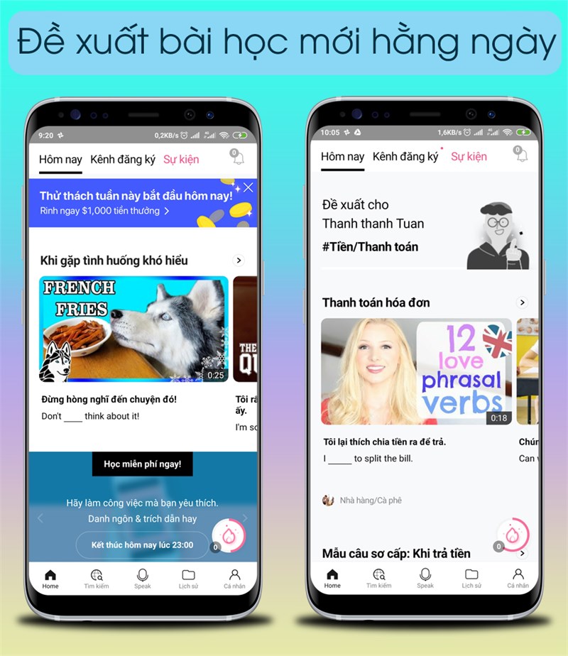 Cake- Học tiếng anh giao tiếp miễn phí