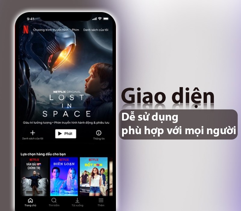 Netflix - Ứng dụng xem phim mới, chiếu rạp, cập nhật mỗi ngày