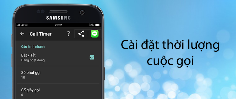 Call-Timer - Giới hạn thời gian cuộc gọi