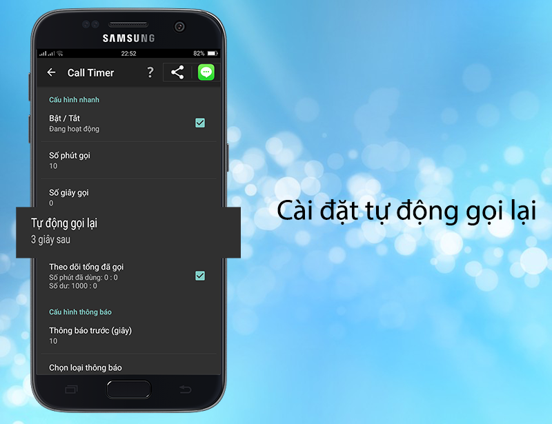 Call-Timer - Giới hạn thời gian cuộc gọi