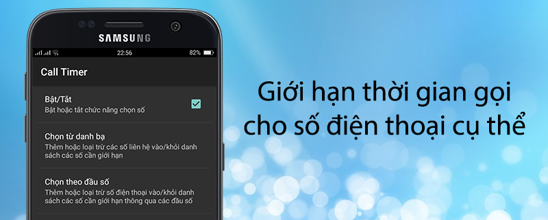 Call-Timer - Giới hạn thời gian cuộc gọi