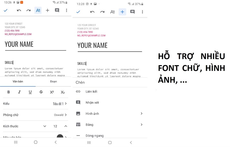 Google Tài liệu (Google Docs) - tạo và chỉnh sửa tài liệu trực tuyến, miễn phí