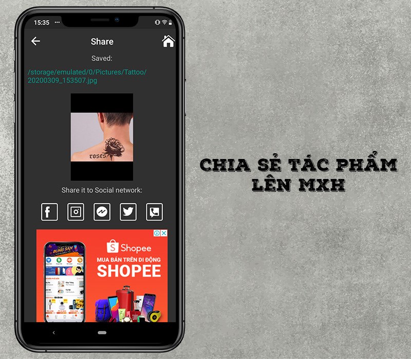 Ghép hình xăm vào ảnh: Tạo Tattoo trên ảnh