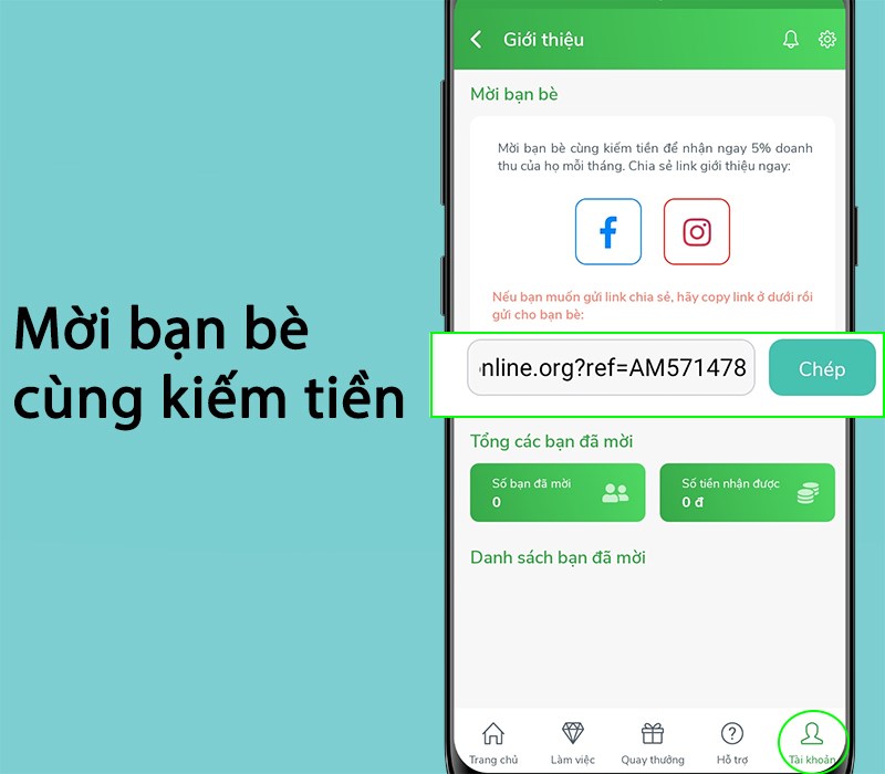 Hana - Ứng dụng kiếm tiền online tại nhà không cần vốn