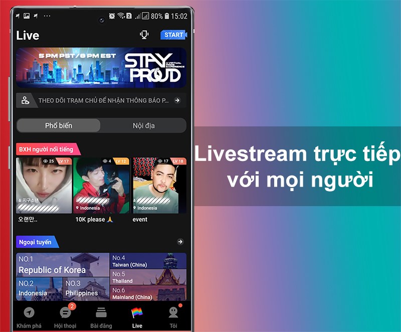 Ứng dụng Blued Việt Nam - Mạng xã hội gay, chat gay