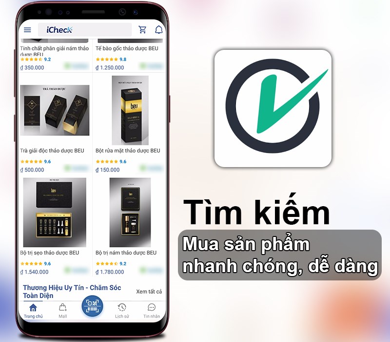 iCheck Scanner & Shopping - Ứng dụng check hàng hoá