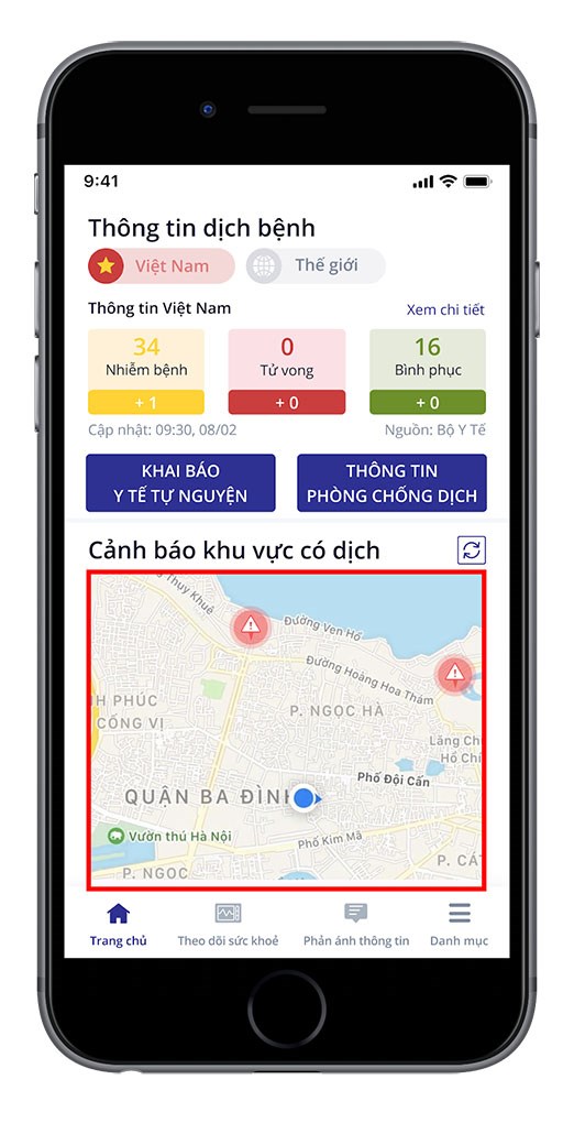 Tải NCOVI: Ứng dụng truy vết COVID-19, khai báo y tế cách ly