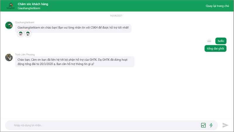 Số hotline tổng đài Giao hàng tiết kiệm, ghtk miễn phí