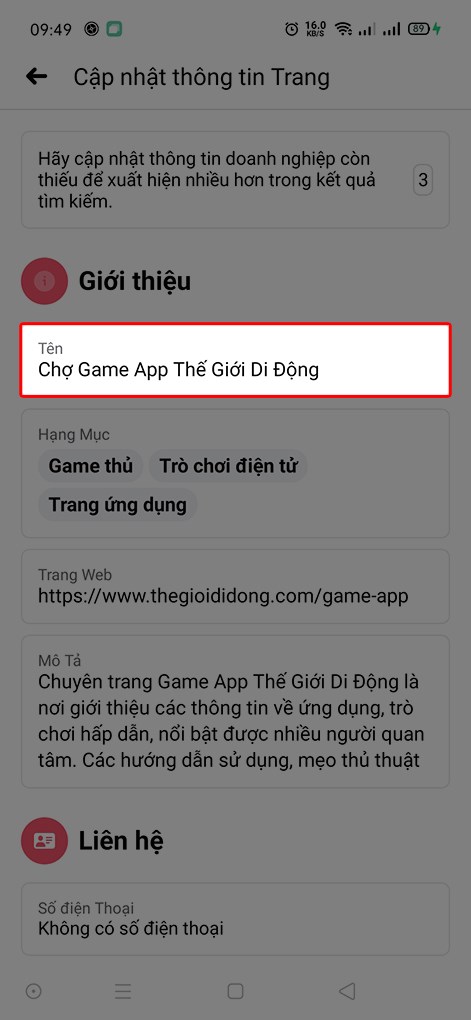 2 cách đổi tên Fanpage Facebook trên điện thoại, máy tính mới nhất 2021