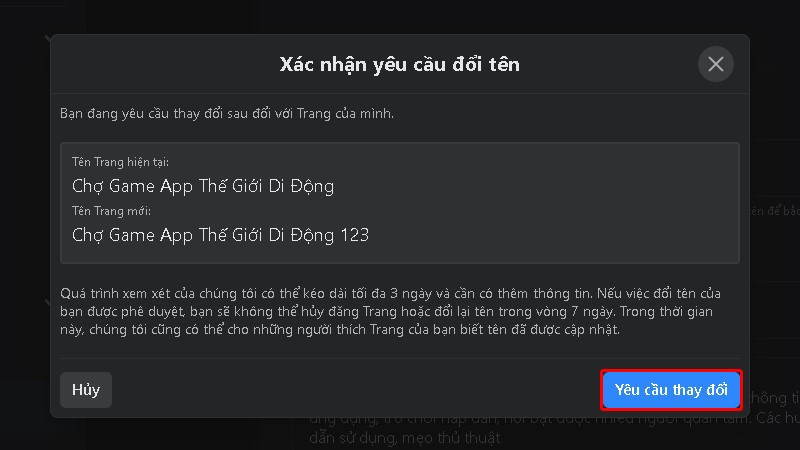 2 cách đổi tên Fanpage Facebook trên điện thoại, máy tính mới nhất 2021