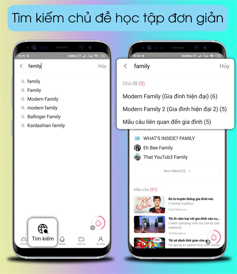Cake- Học tiếng anh giao tiếp miễn phí