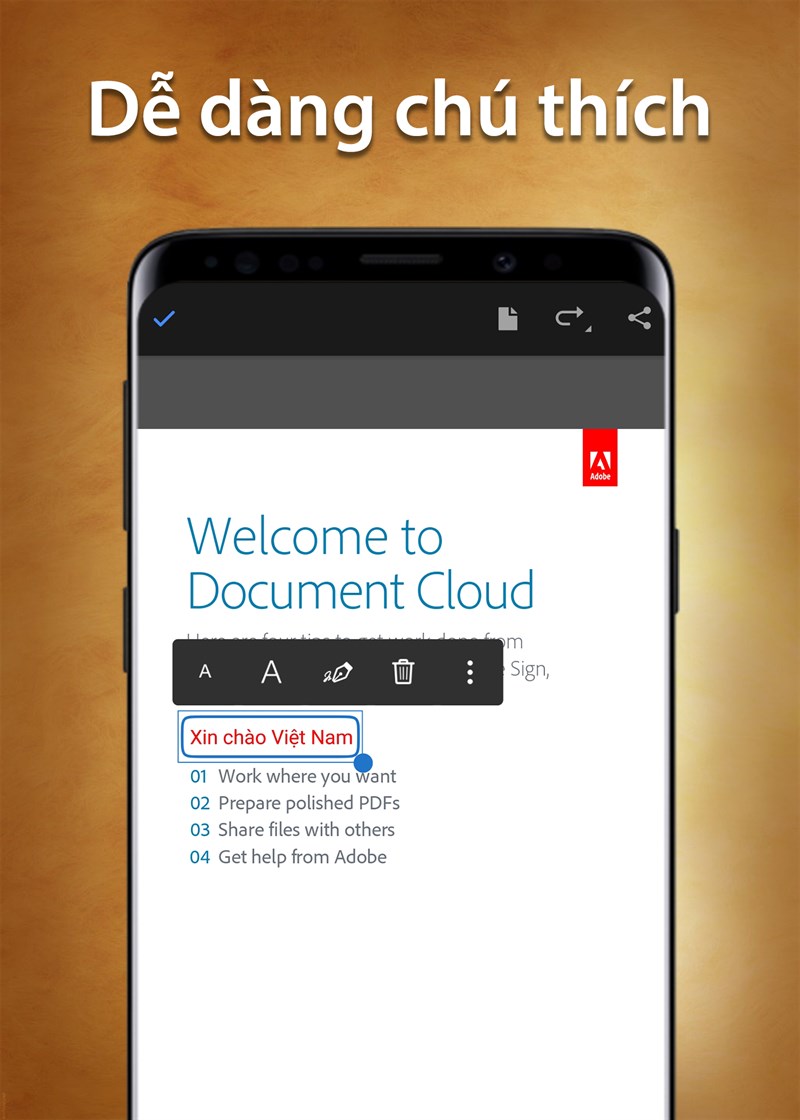 Adobe Reader - Đọc, chỉnh sửa, chuyển file pdf sang word, excel