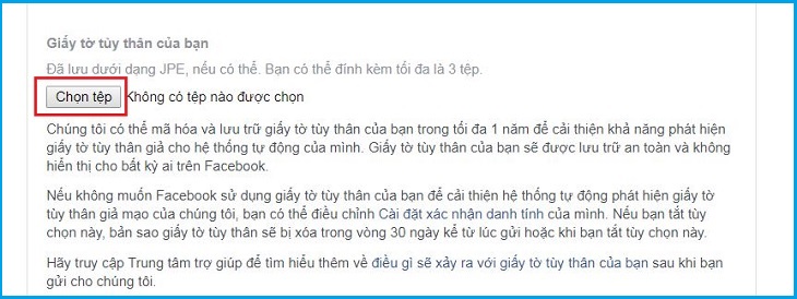 Hướng dẫn lấy lại mật khẩu Facebook bằng thẻ căn cước CMND