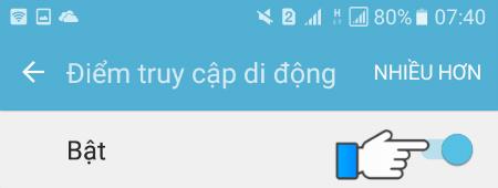 Cách phát wifi trên điện thoại Android
