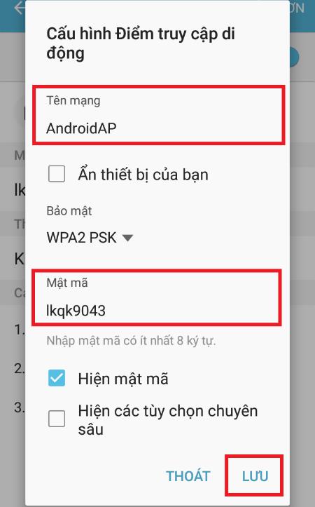 Cách phát wifi trên điện thoại Android