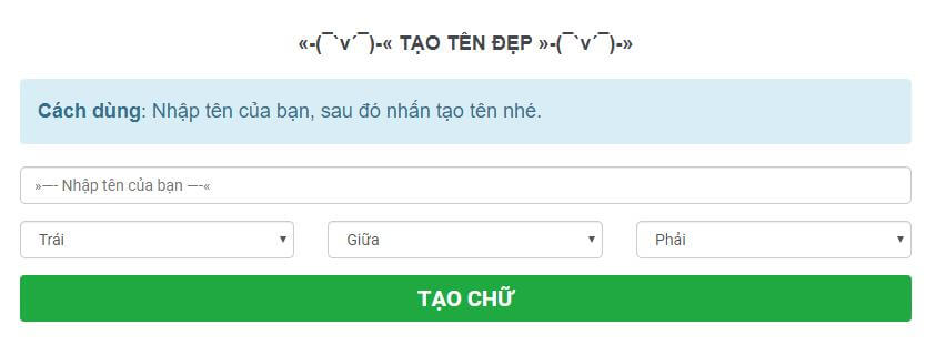 Tạo KÍ TỰ ĐẶC BIỆT cho tên game ĐẸP - ĐỘC nhất Việt Nam