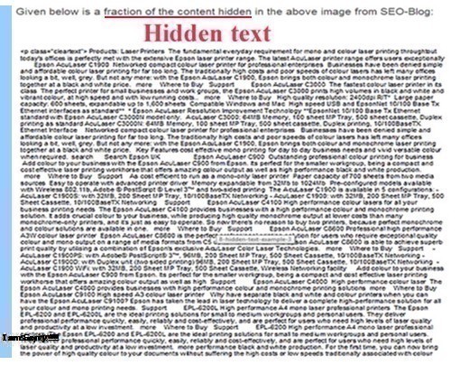 Hidden Text Là Gì? Tìm Hiểu Hidden Text Là Gì?