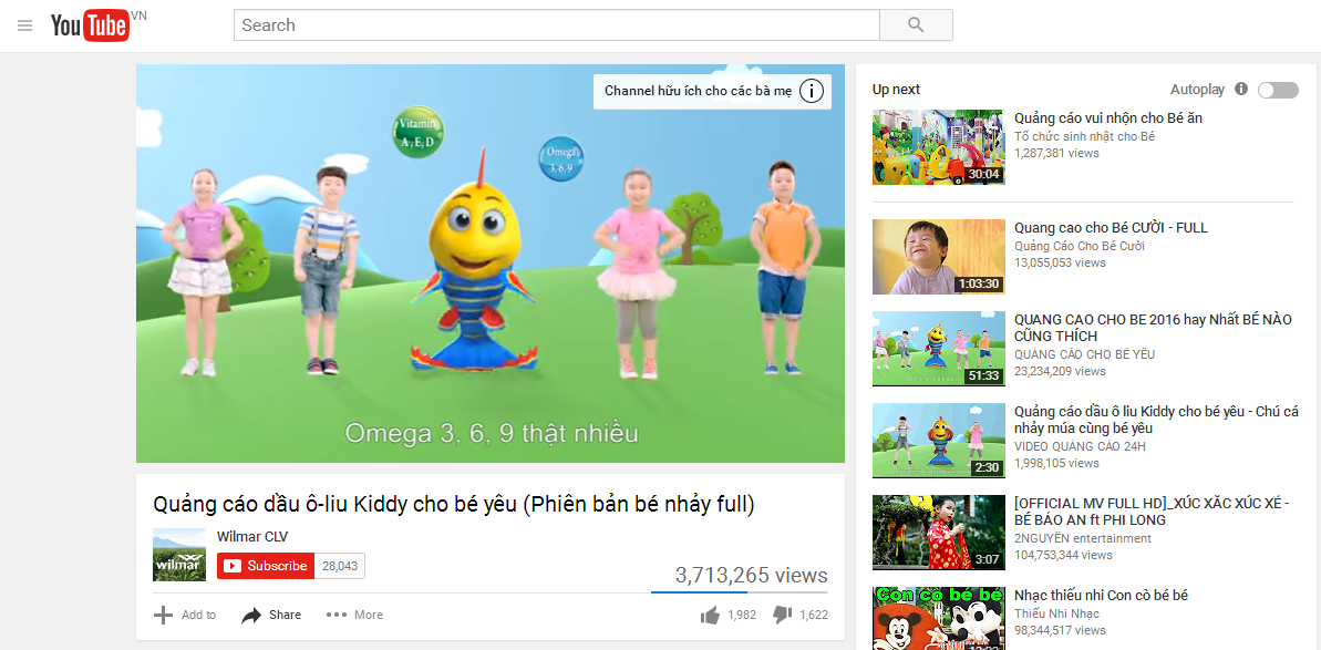 Quảng cáo Youtube video thương mại điện tử