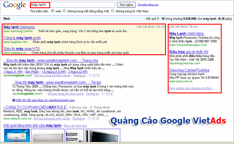 Quảng cáo google