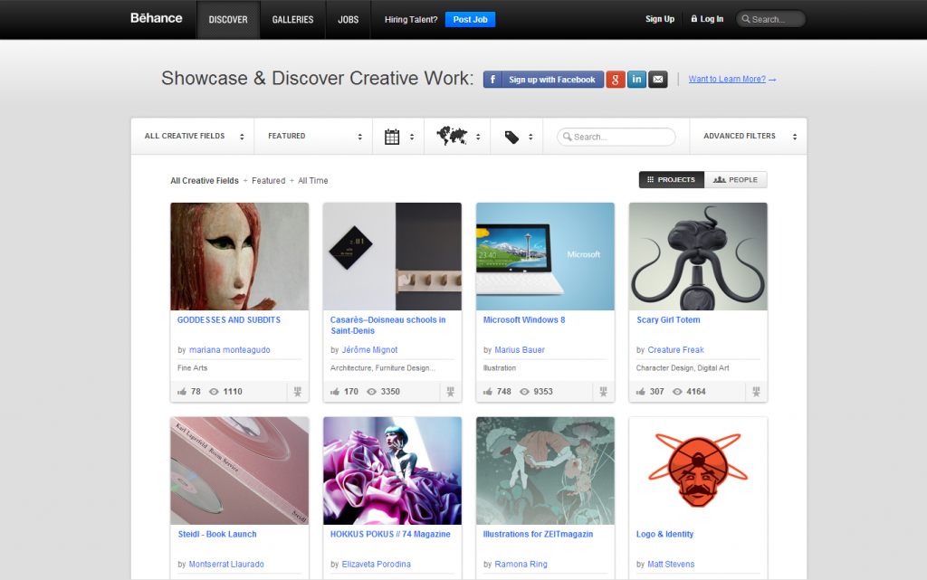 Cách đăng ký thành viên Behance như thế nào?