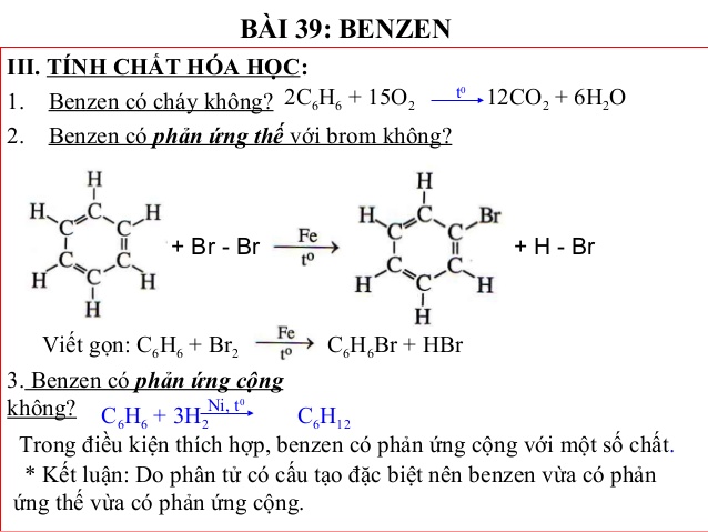 Benzen là gì và cấu trúc tính chất của Benzen như thế nào?