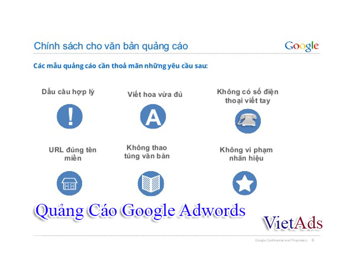 Những chính sách quảng cáo Google Ads