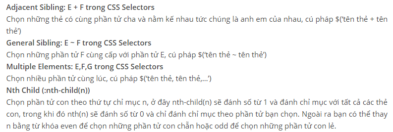 CSS Selectors là gì và cách dùng CSS Seletors?