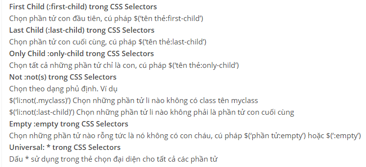 CSS Selectors là gì và cách dùng CSS Seletors?