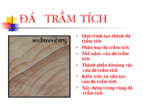 Đá trầm tích là gì và loại đá trầm tích phổ biến hiện nay?