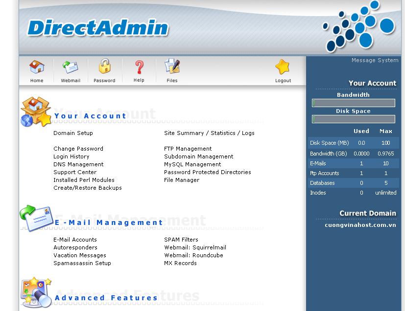 DirectAdmin Là Gì? Tìm Hiểu Về DirectAdmin Là Gì?