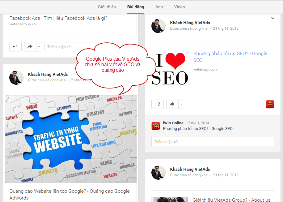 Google Plus là gì? Google Plus có tác dụng gì trong SEO?