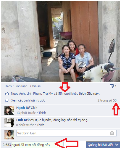 quảng cáo bài viết