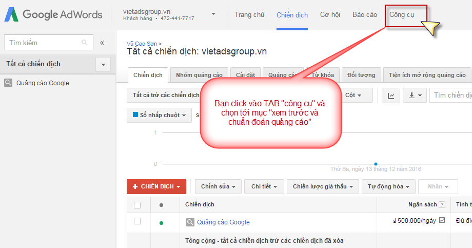 Cách kiểm tra quảng cáo Google Ads có chạy hay không?