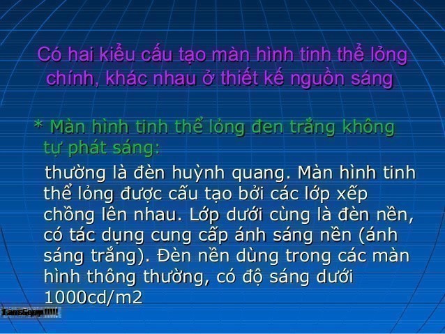 Tìm Hiểu Về Màn Hình Tinh Thể Lỏng Là Gi?