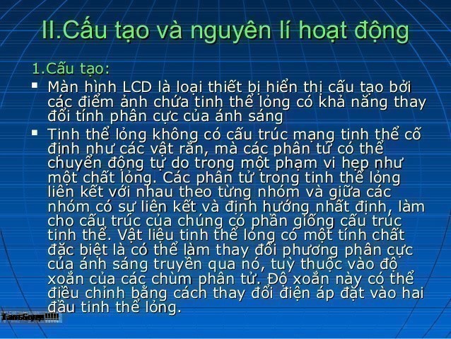 Tìm Hiểu Về Màn Hình Tinh Thể Lỏng Là Gi?