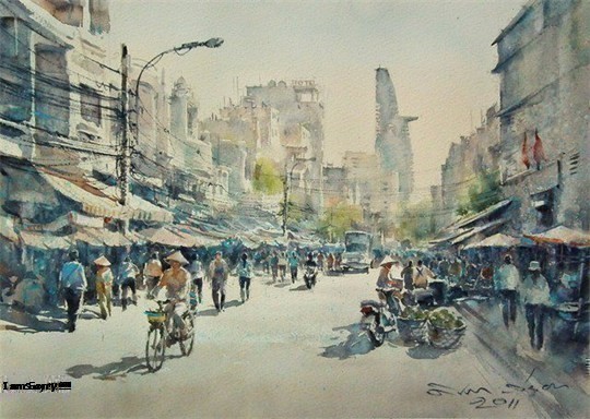 Nhấn vào ảnh để phóng to Màu Nước là gì?