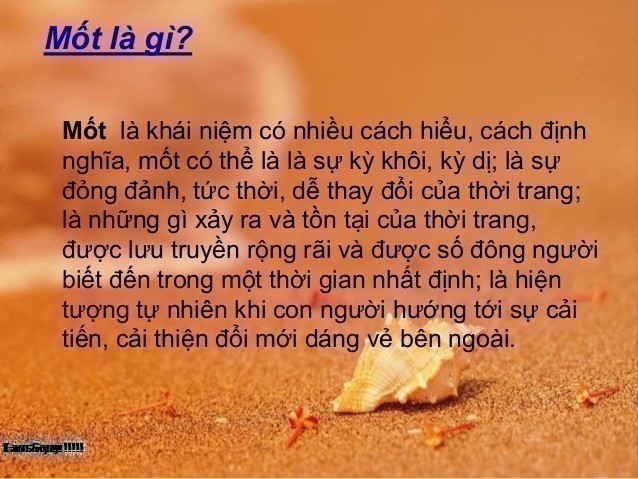 Mốt thời trang là gì và quan hệ giữa thời trang và mốt?