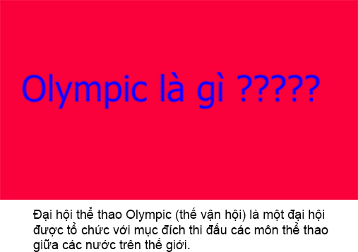 Olympic là gì và quốc gia nào được đăng cai tổ chức?