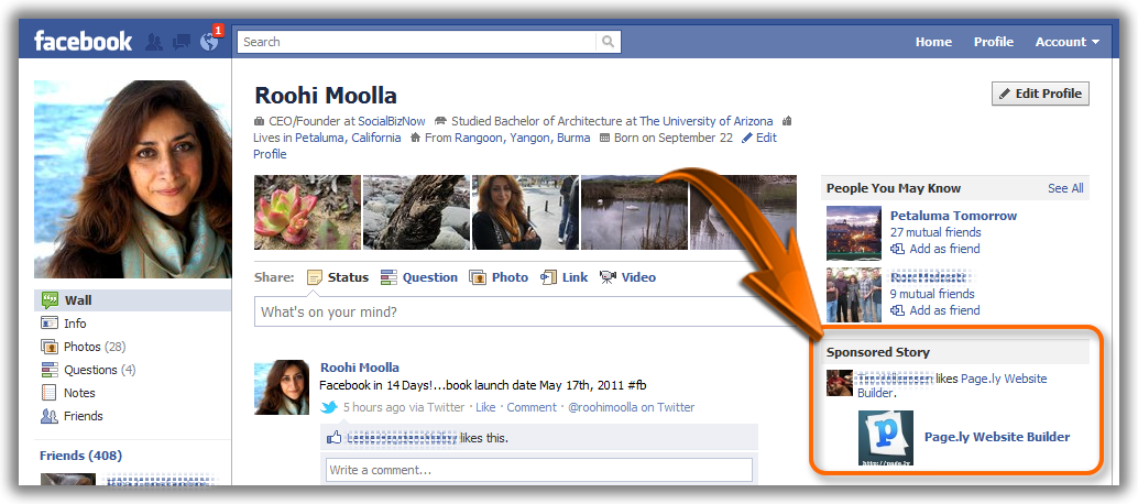 Các Vị Trí Quảng Cáo Trên Facebook