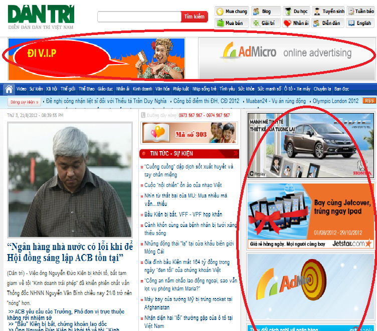 Quảng Cáo Banner hình thức quảng cáo thông dụng nhất