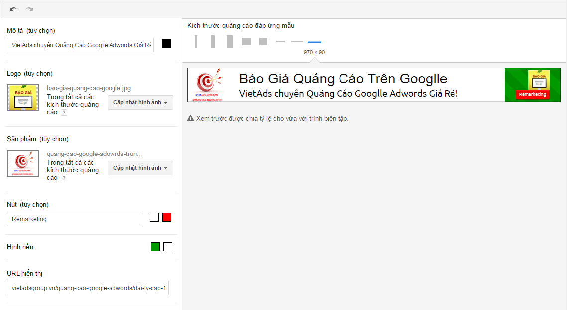 Dịch vụ quảng cáo Banner GDN uy tín chất lượng hiệu quả